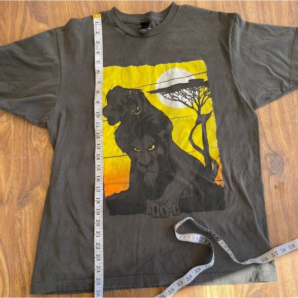 Vintage Disney The Lion King Shirt Men's Size Medium Simba Mufasa Scar - Picture 2 of 5